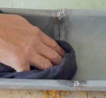 Lödning av hängrännor Lödning av hängrännor